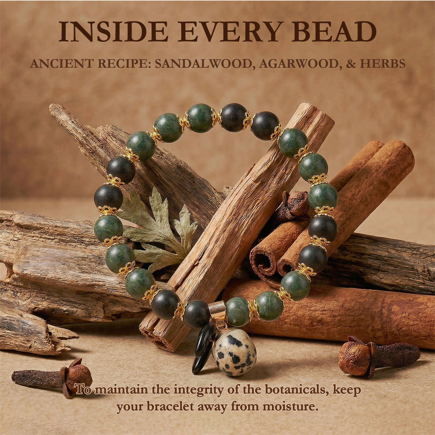 Forest Grounding Herbal Bracelet