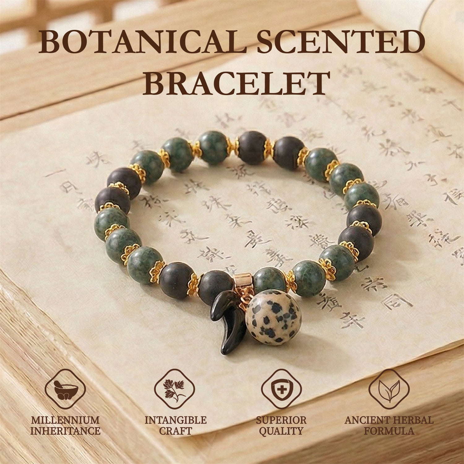 Forest Grounding Herbal Bracelet