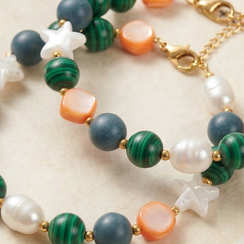 Celestial Harmony Bracelet – Beaded Wellness Jewelry