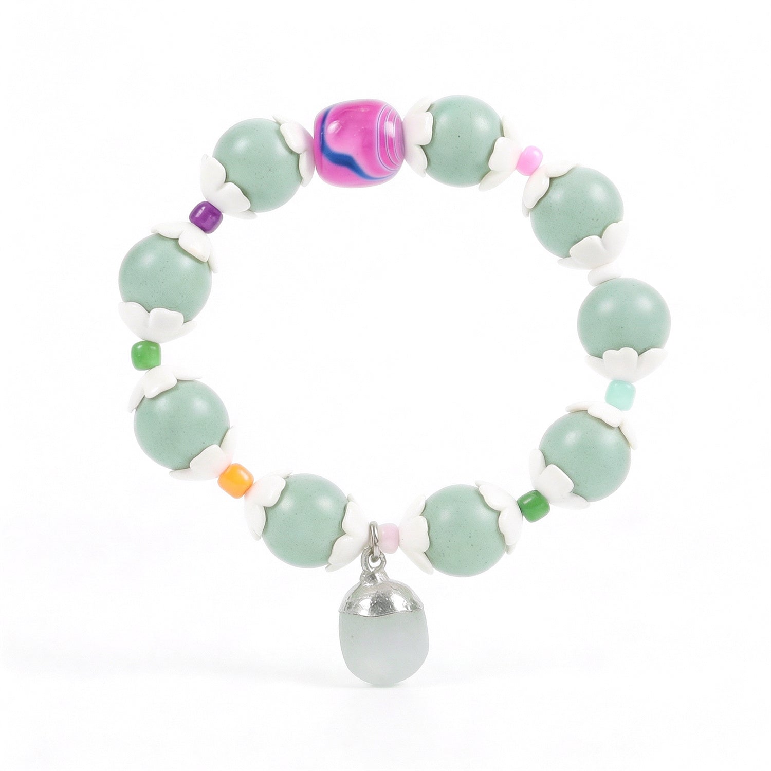Mint Serenity Herbal Bead Bracelet – Soothing Sleep Aid Aromatic Wellness Jewelry