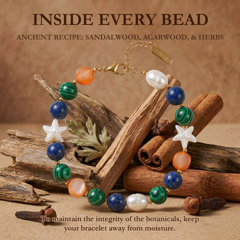 Celestial Harmony Bracelet – Beaded Wellness Jewelry