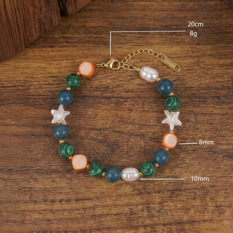 Celestial Harmony Bracelet – Beaded Wellness Jewelry